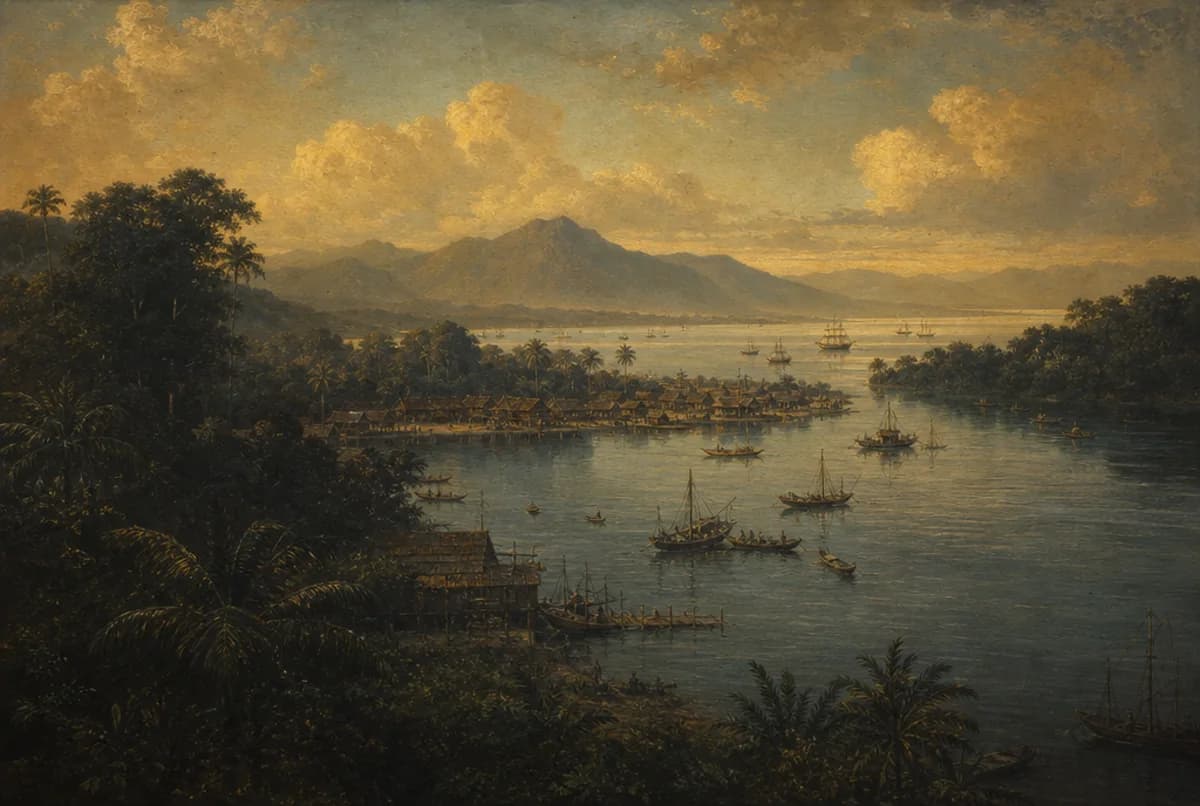 The northeast coast of Borneo