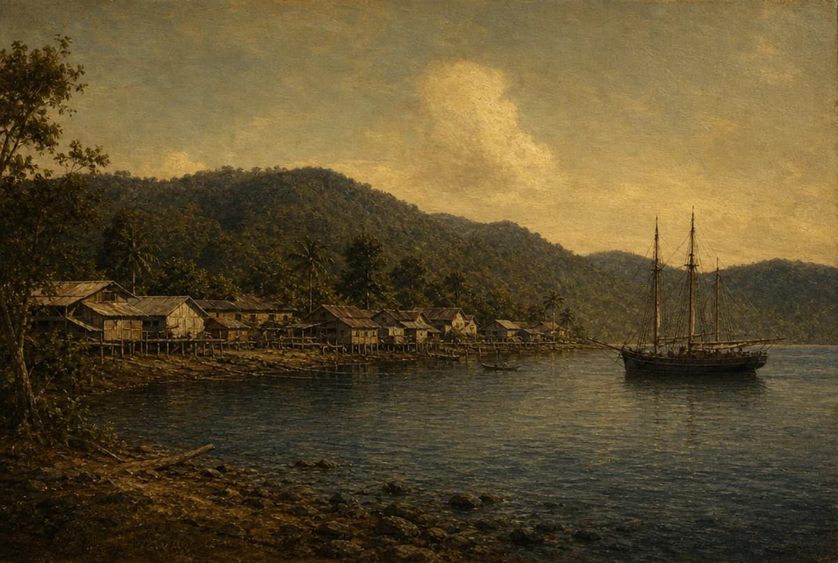 Sandakan’s early waterfront