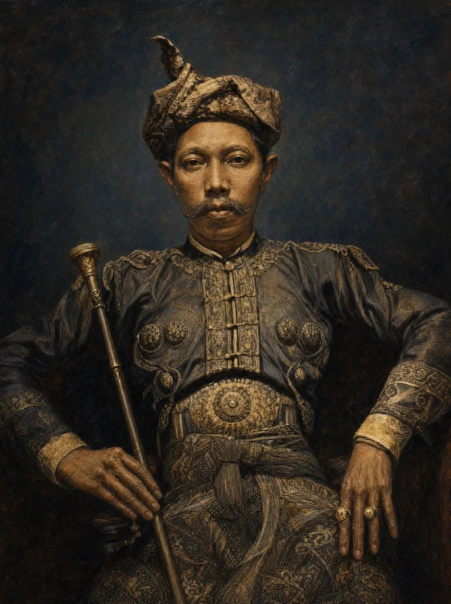 Sultan Jamalul Alam · after the 1879 portrait