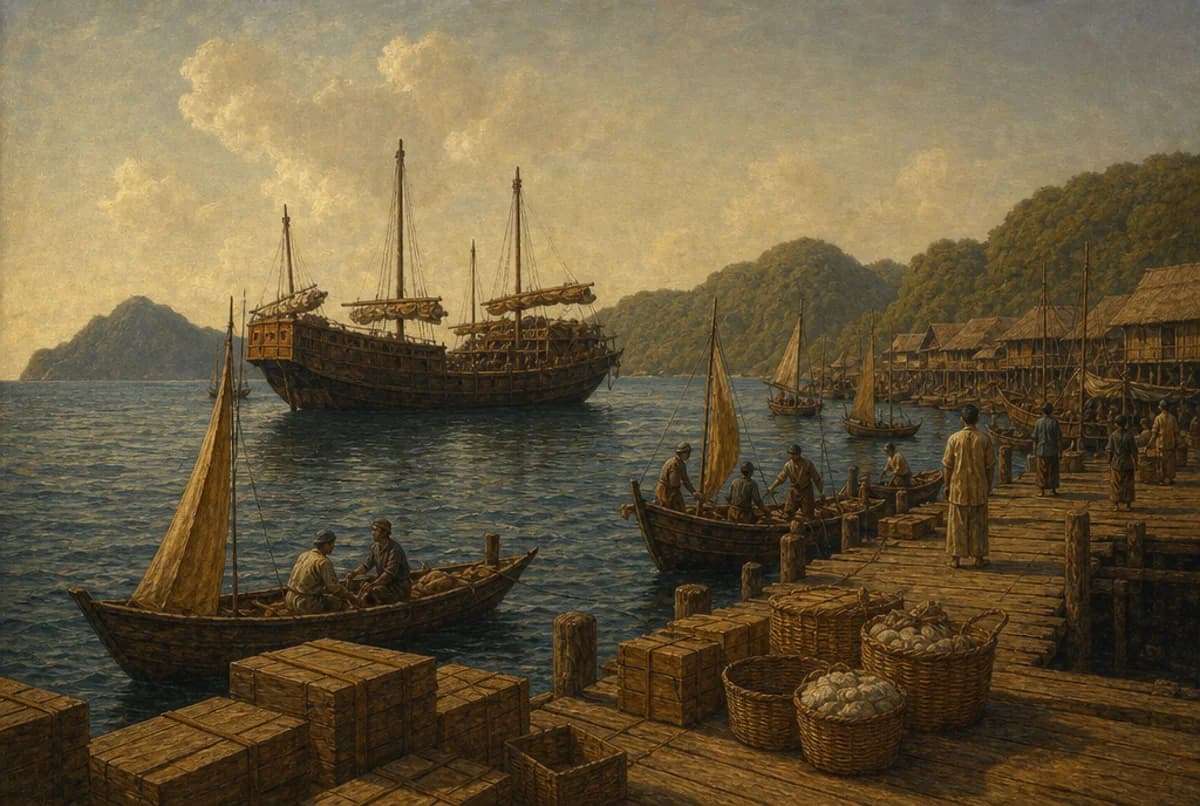 Maritime trade at Jolo